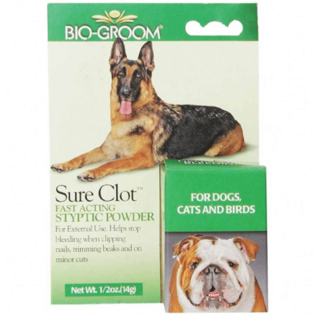 Bio-Groom Sure Clot Fast Acting Styptic Powder for Dogs