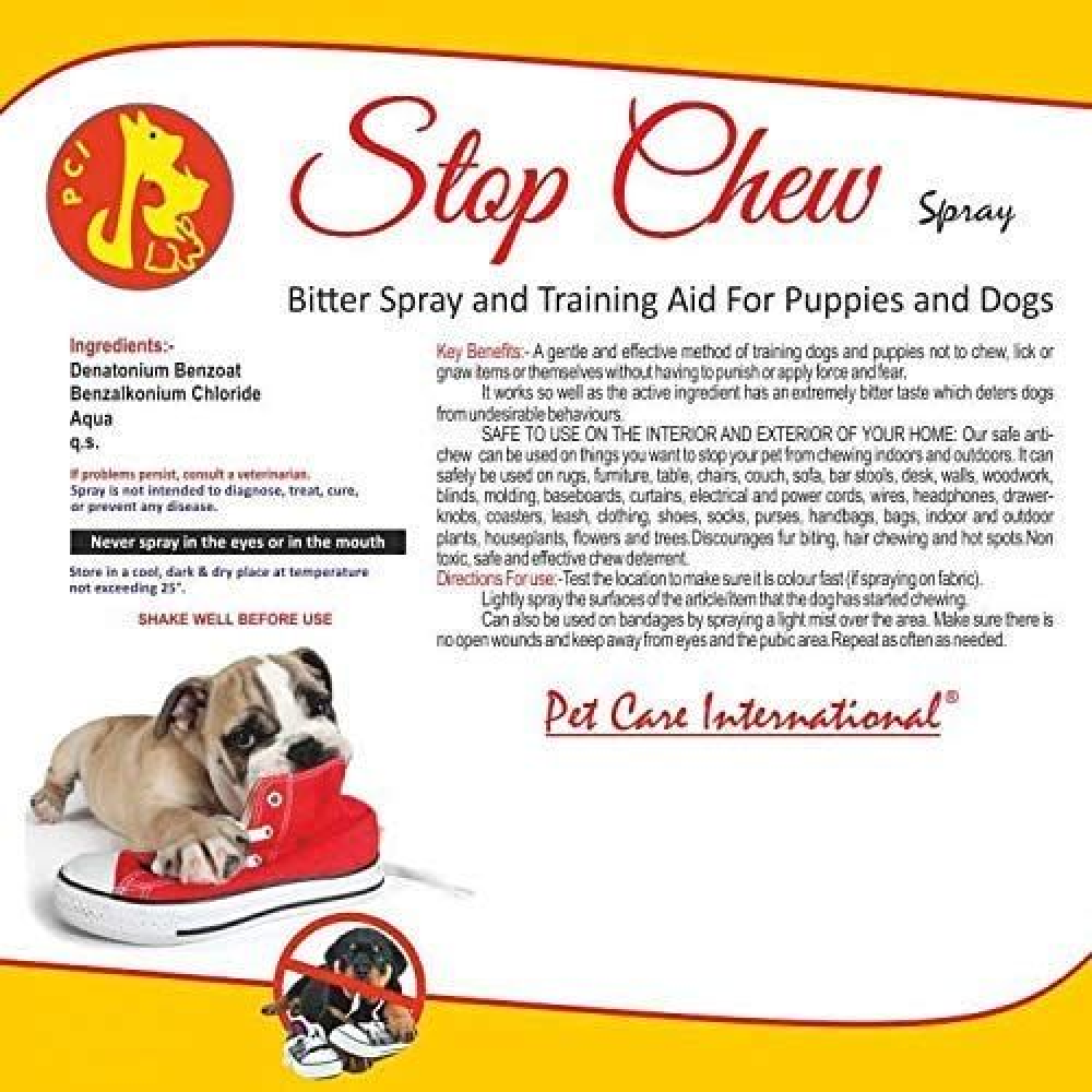 Glenand Get Off Chew Stoppa Spray for Dogs