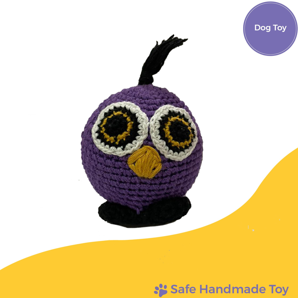 Captain Zack Crochet Owl Toy for Dogs