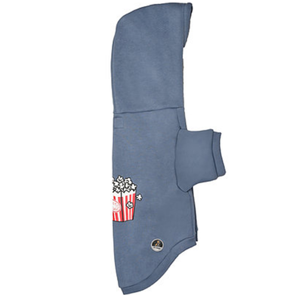 Pet Snugs Popcorn Print Sweatshirt For Dogs (Sky Blue)