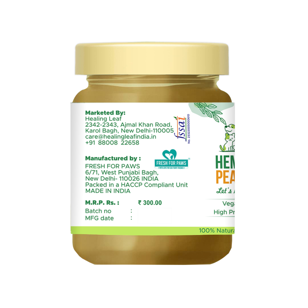 Healing Leaf Hemp Peanut Butter for Pets