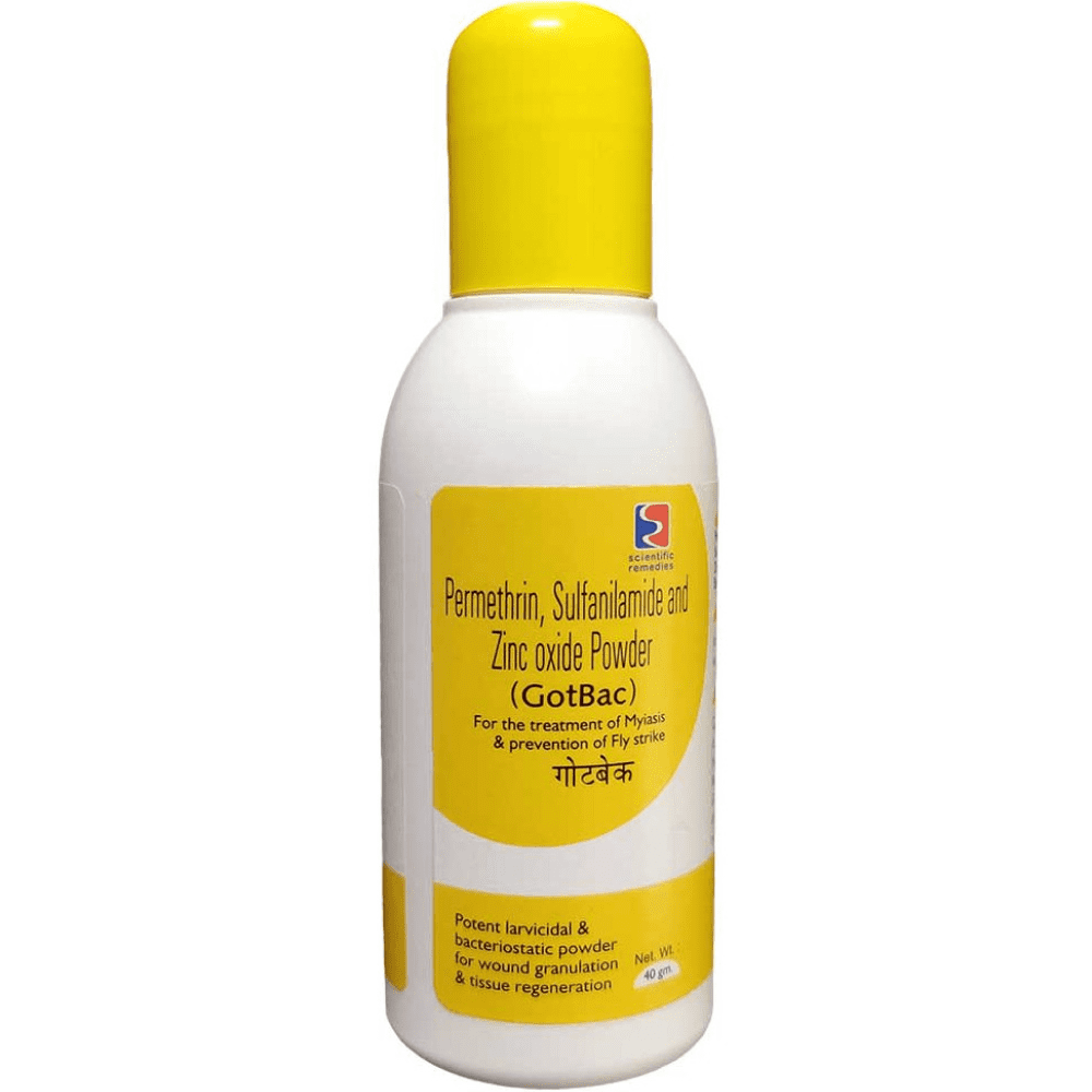 Scientific Remedies Gotbac Powder Wound Treatment for Dogs