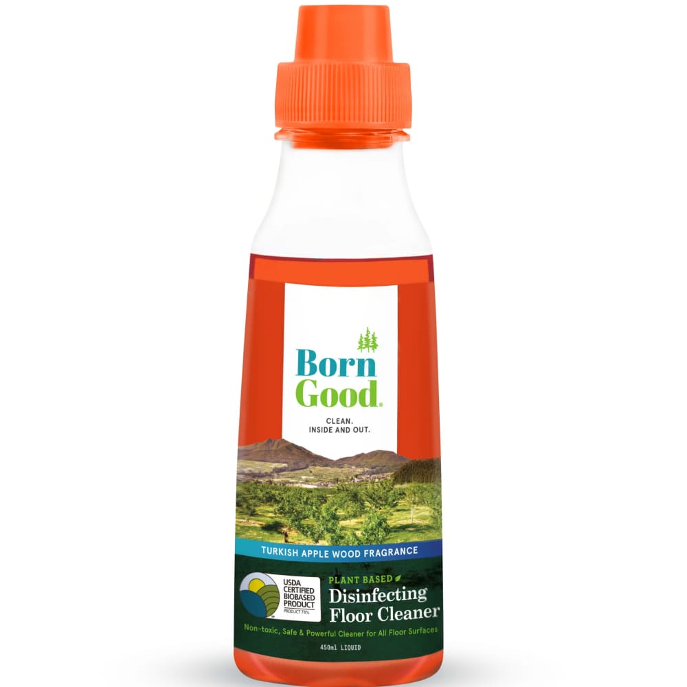 Born Good Turkish Apple Wood Fragrance Plant Based Disinfecting Floor Cleaner for Pets