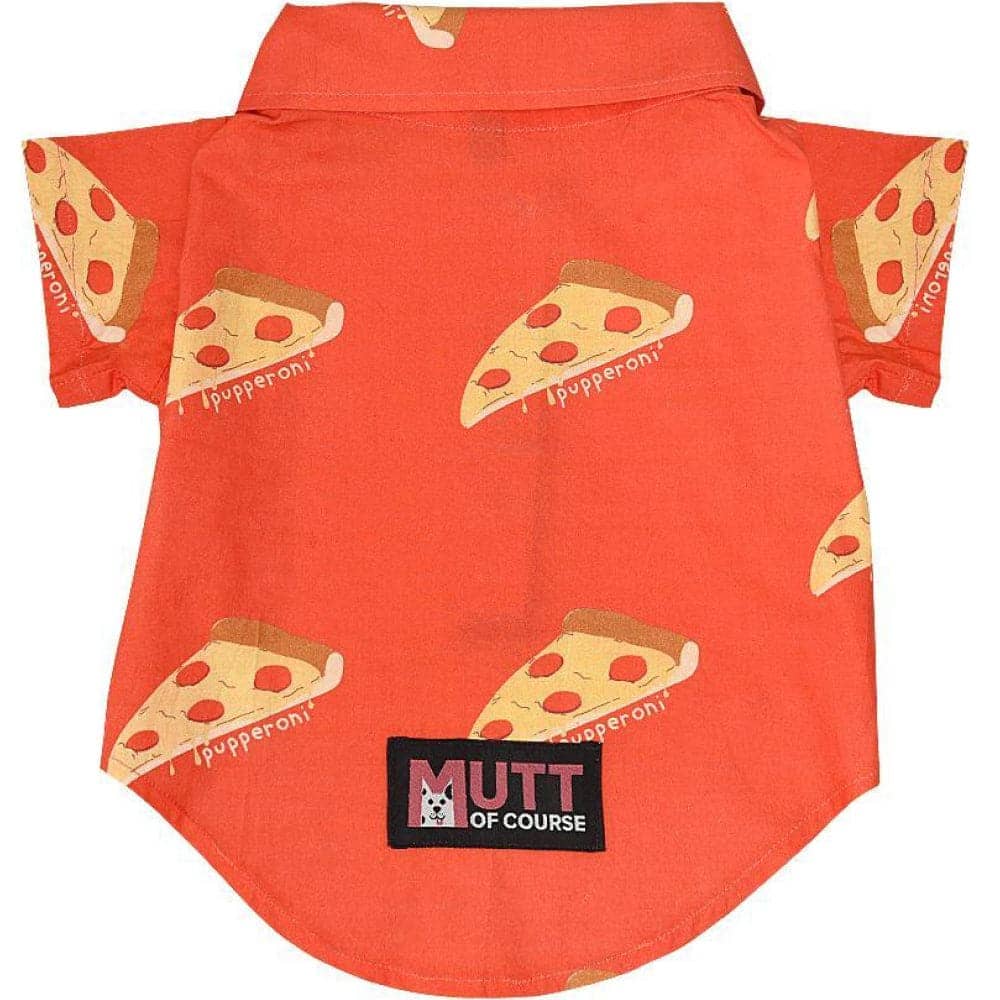 Mutt of Course Pupperoni Pizza Shirt For Dogs