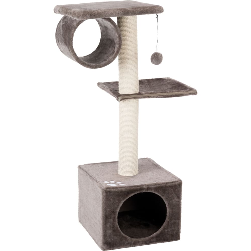 Trixie San Fernando Scratching Wave on Post for Cats (Platinum Grey)
