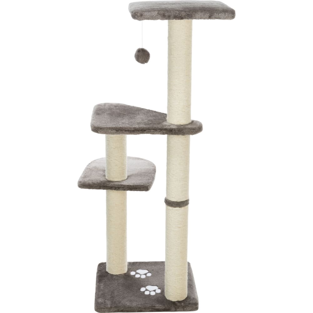 Trixie Altea Scratching Wave on Post for Cats (Platinum Grey with Paw Prints)
