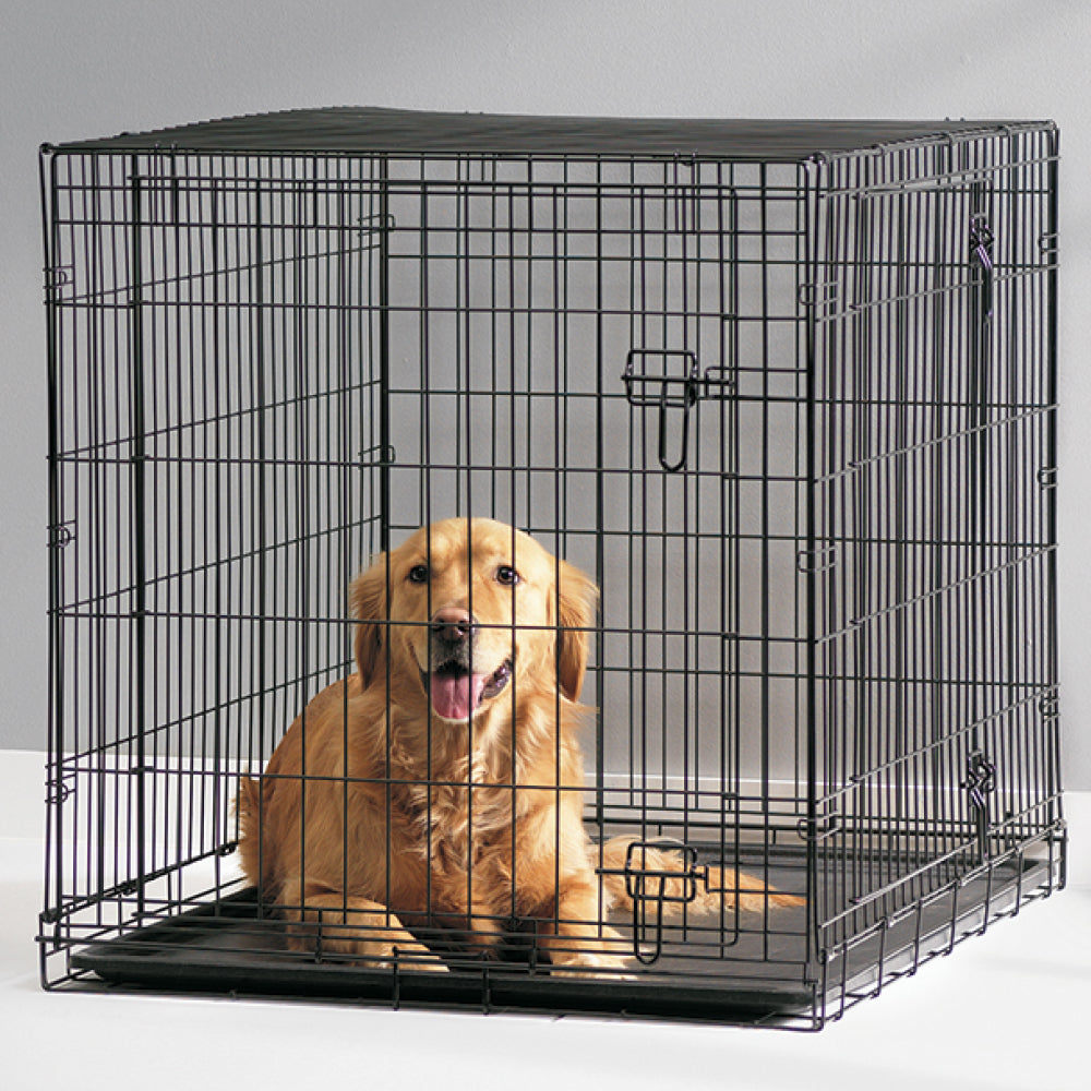 Savic Cottage Crate for Dogs (Black)