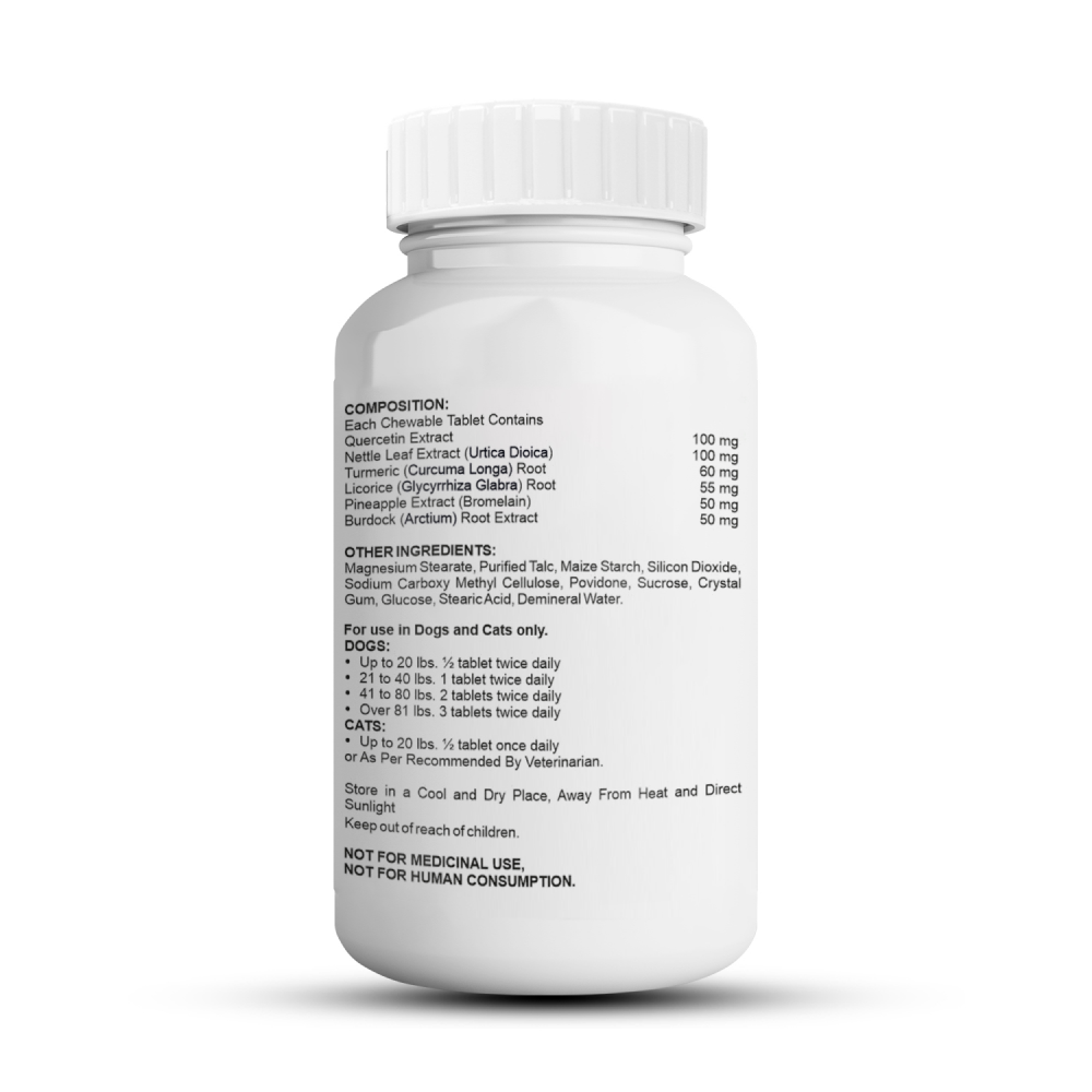 Petvit Allergy Aid Tablets for Pets