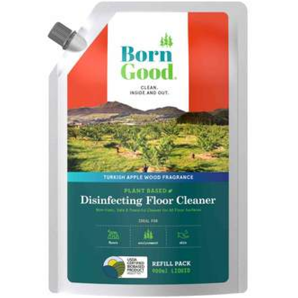 Born Good Turkish Apple Wood Fragrance Plant Based Disinfecting Floor Cleaner for Pets