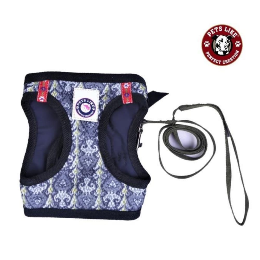 Pets Like Padded Harness with Leash for Cats (Assorted)