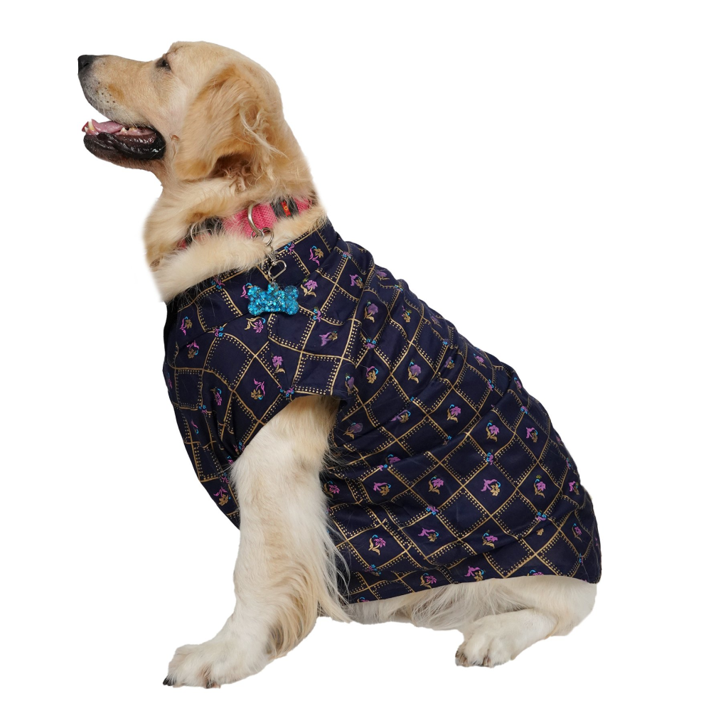 Up4pets Noor Cotton Shirts For Dogs (Blue)