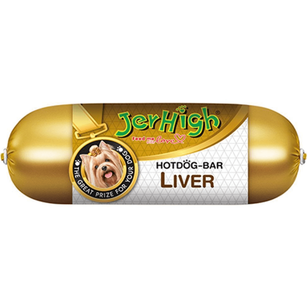 JerHigh Liver Hot-Dog Bar Dog Treats