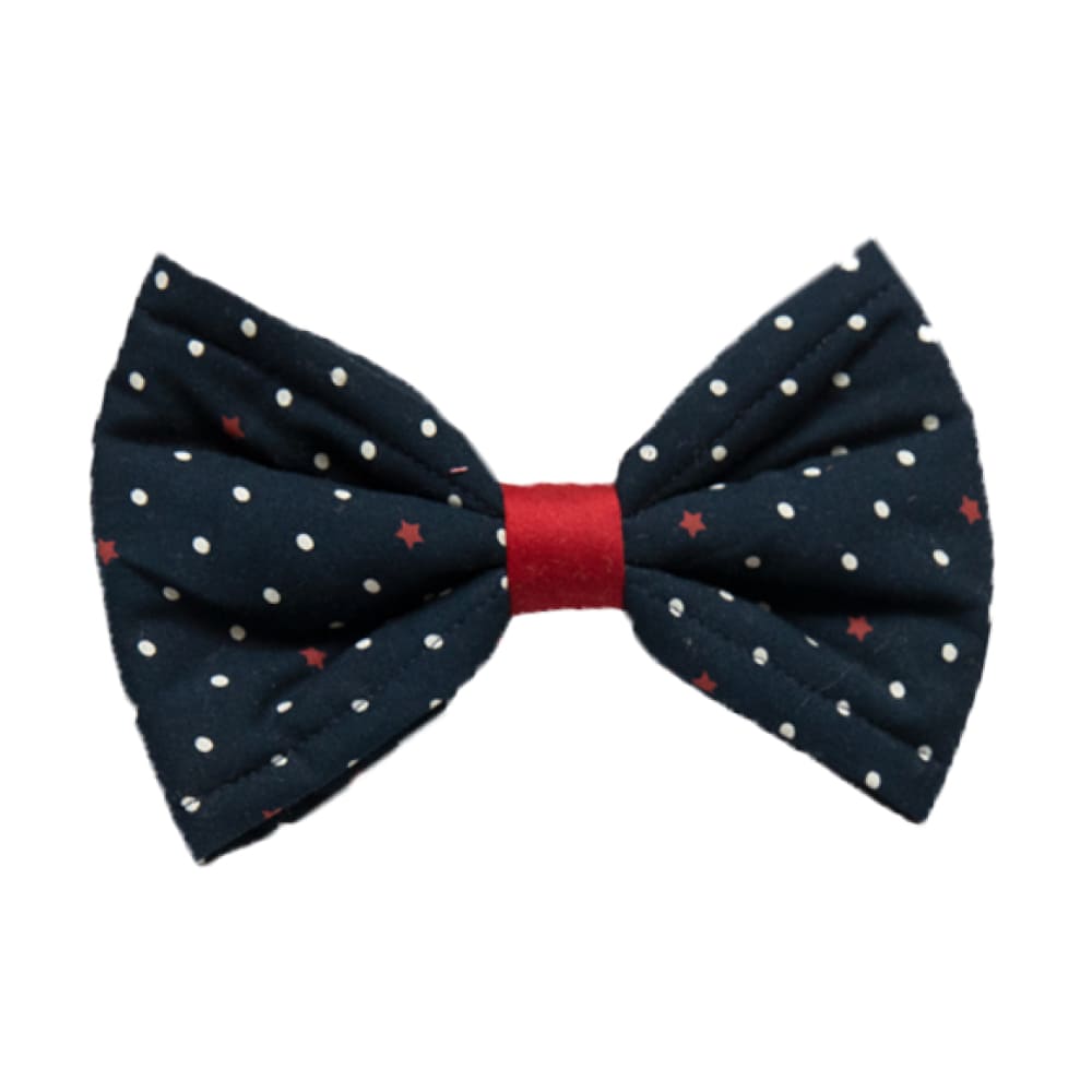 Pet and Parents Large Polka Dot Bow Tie for Large Breed Dogs