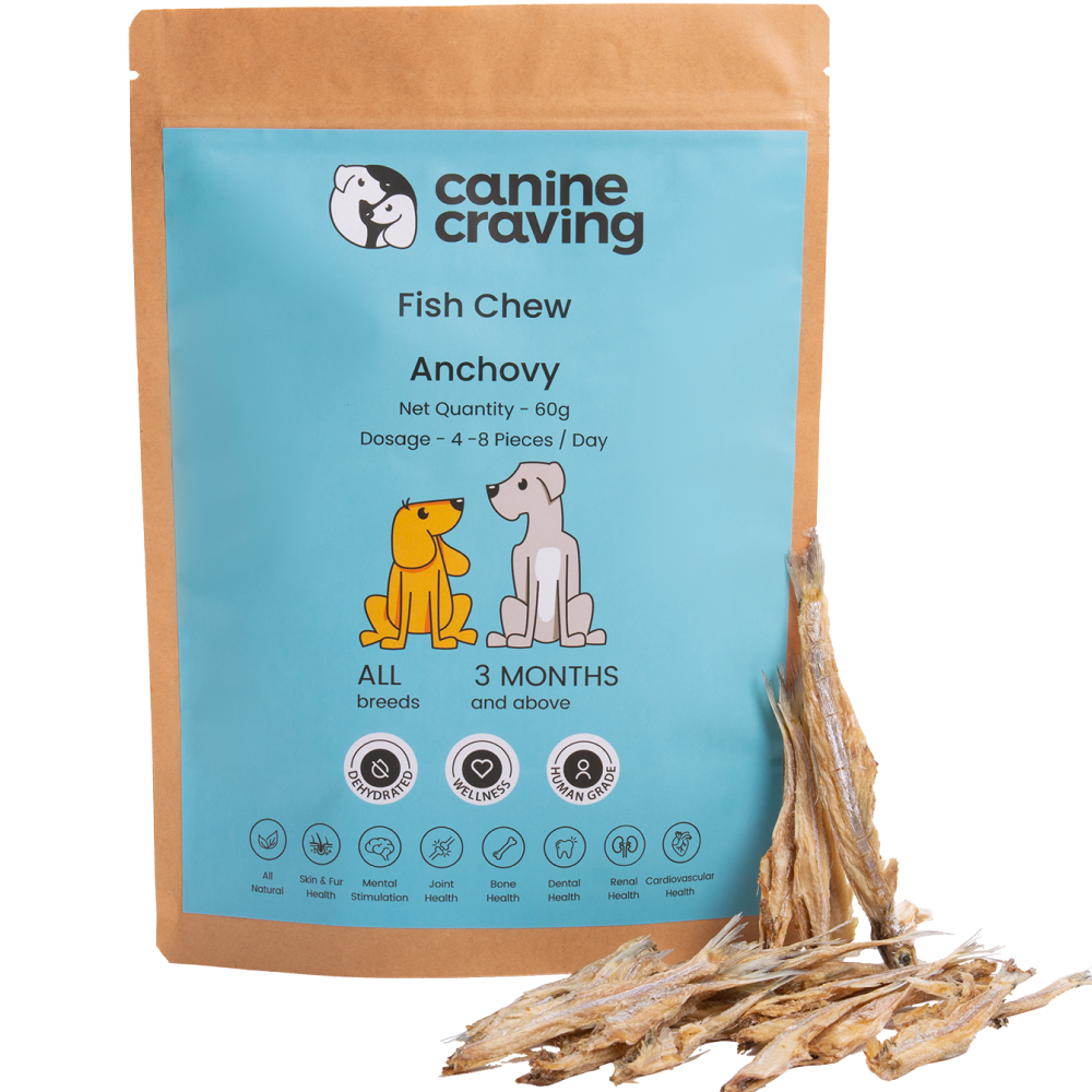 Canine Craving Dehydrated Anchovies Dog Treat