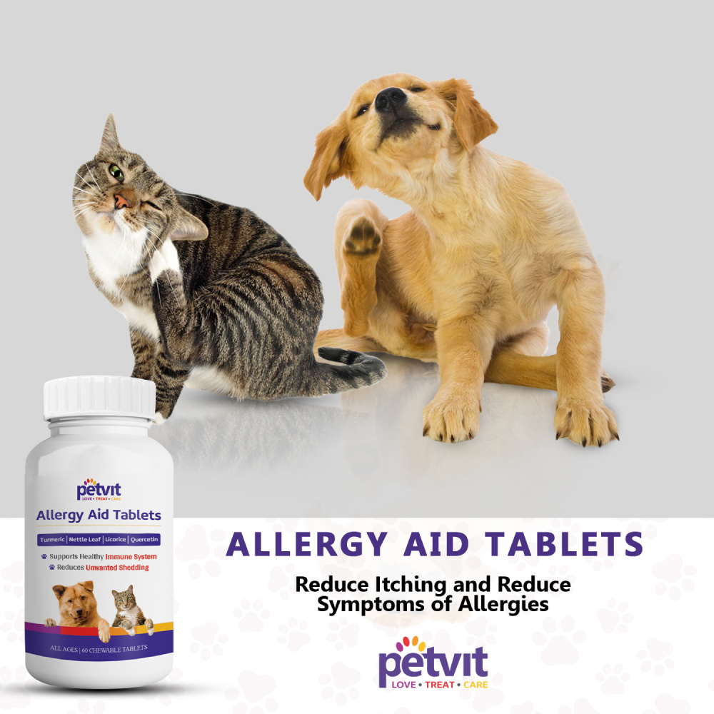 Petvit Allergy Aid Tablets for Pets