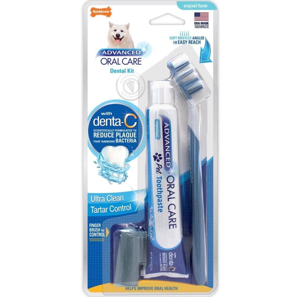 Nylabone Advanced Oral Care Dog Dental Kit
