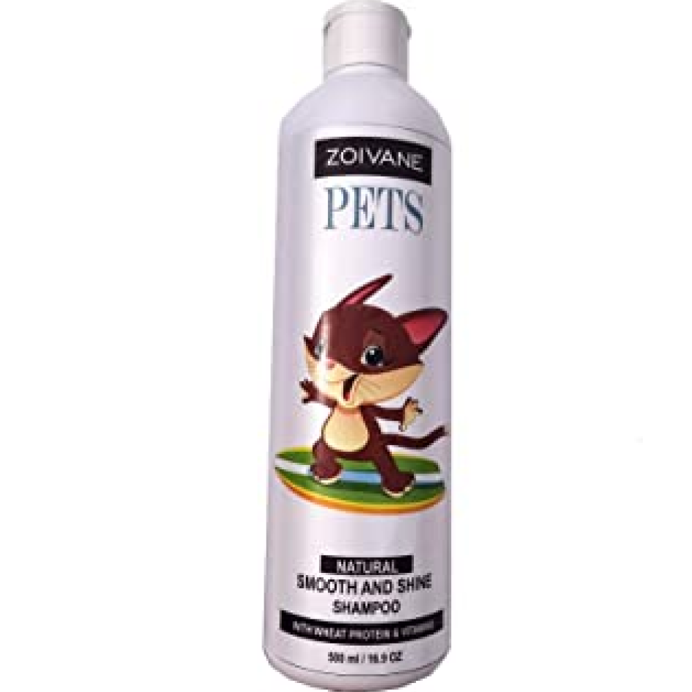 Zoivane Smooth and Shine Shampoo for Cats (Vanilla & Almond)