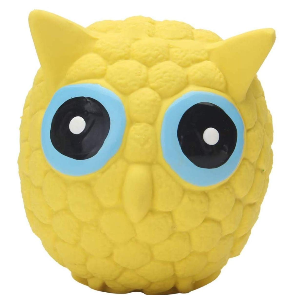 Kiki N Pooch Latex Owl Toy for Dogs(L)
