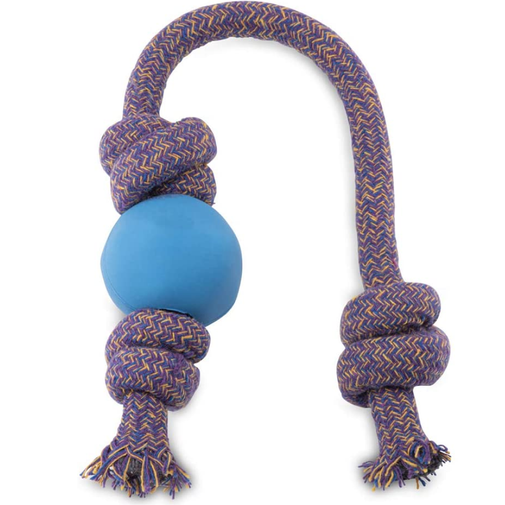 Beco Rubber Ball On Rope Toy for Dogs