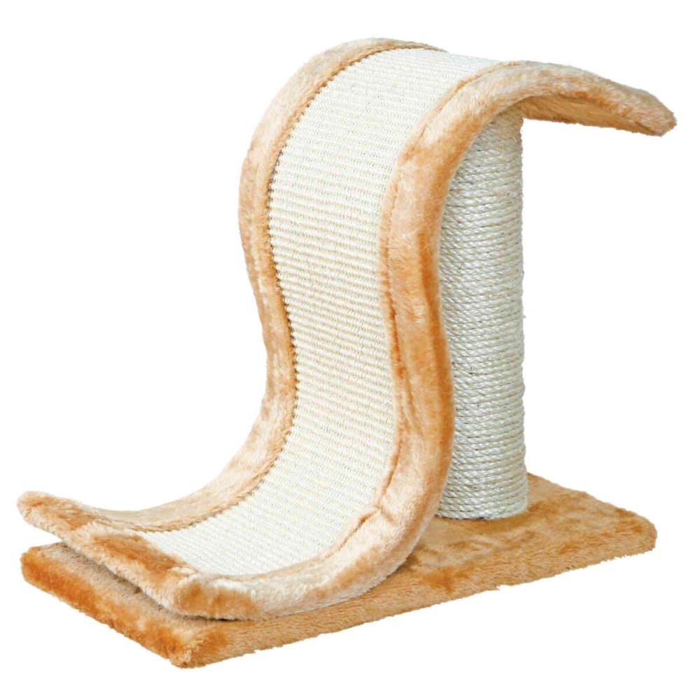 Trixie Inca Scratching Wave on Post for Cats (Light Brown)