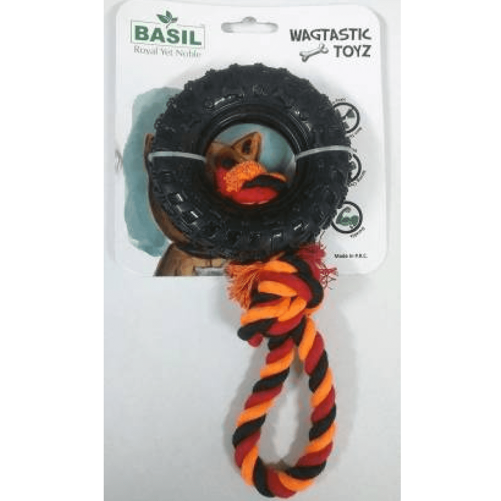 Basil Rubber Tyre with Cotton Rope