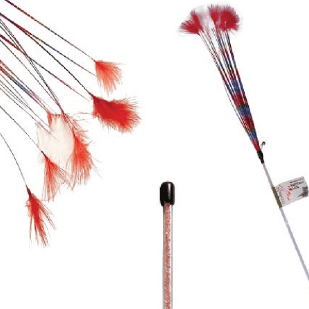 NutraPet Rainbow Tails Cat Wand Cat Toy
