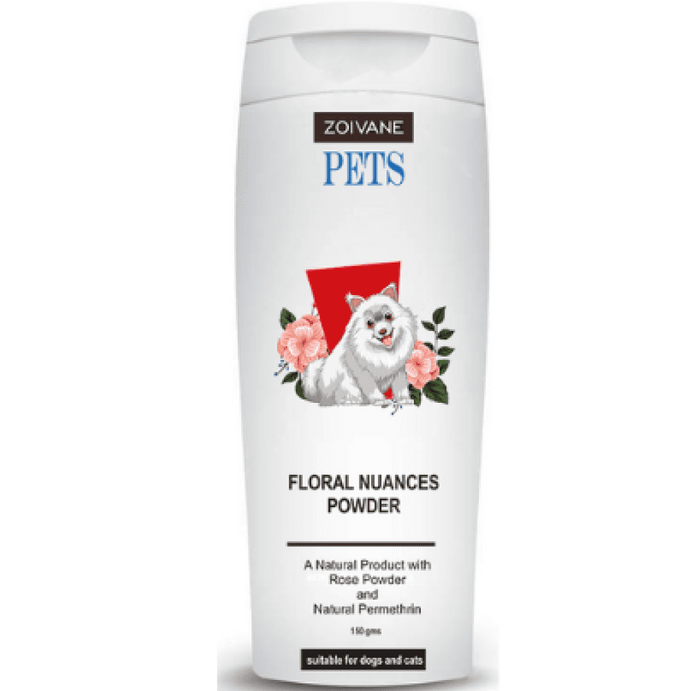Zoivane Floral Nuances Powder for Dogs (Fresh Rose)