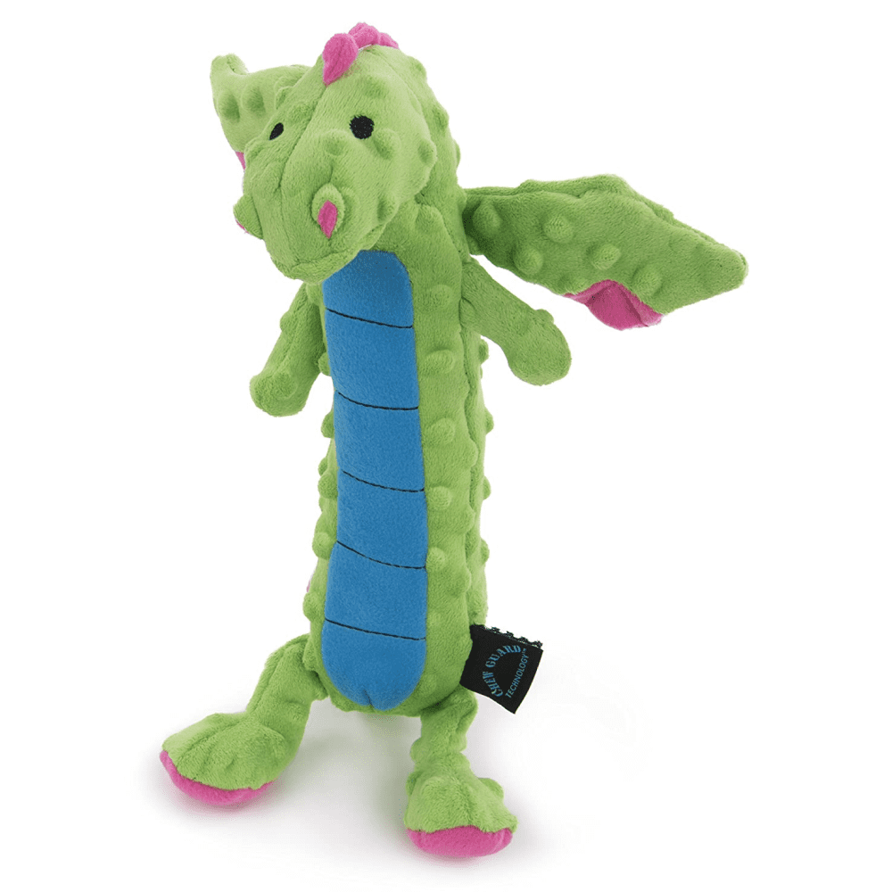 Go Dog Dragon Plush Toy for Dogs (Green)