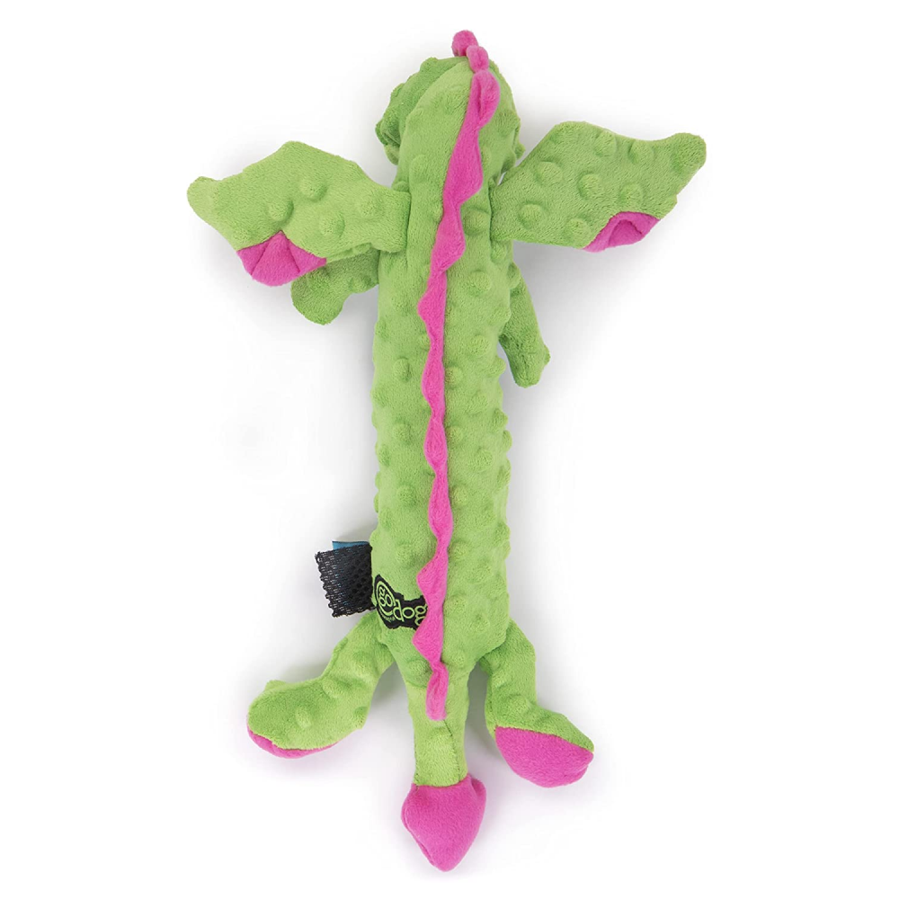 Go Dog Dragon Plush Toy for Dogs (Green)