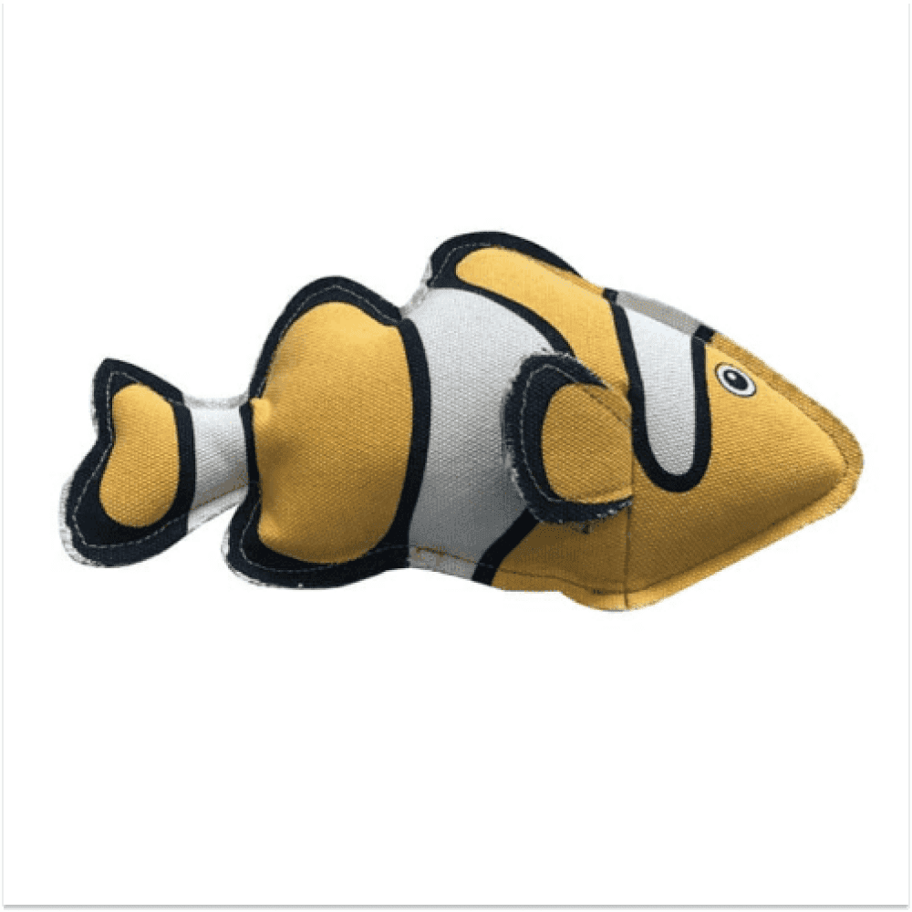 NutraPet Clown Fish Squeaker Plush Toy for Dogs