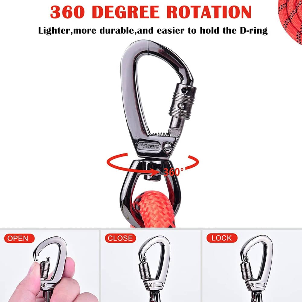 Pet Vogue Rope Leash for Dogs (Red)