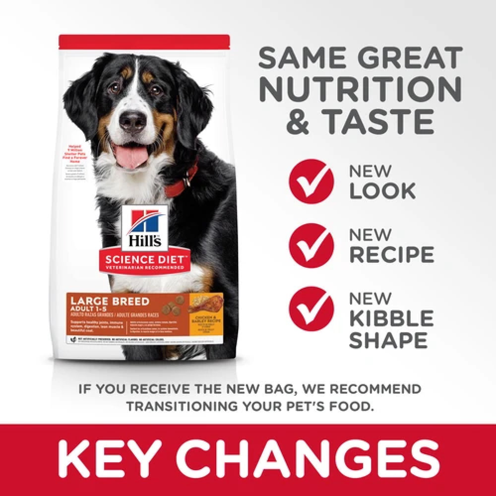 Hills Science Diet Chicken & Barley Recipe Large Adult Dry Dog Food