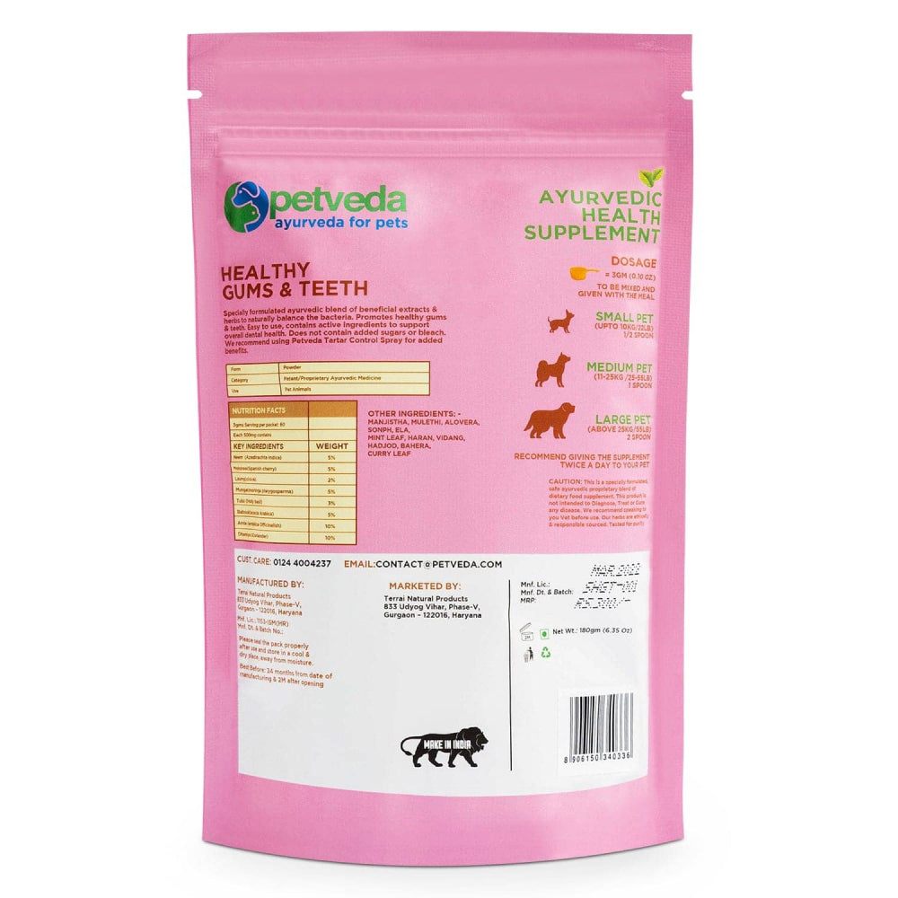 Petveda Healthy Gums and Teeth for Pets