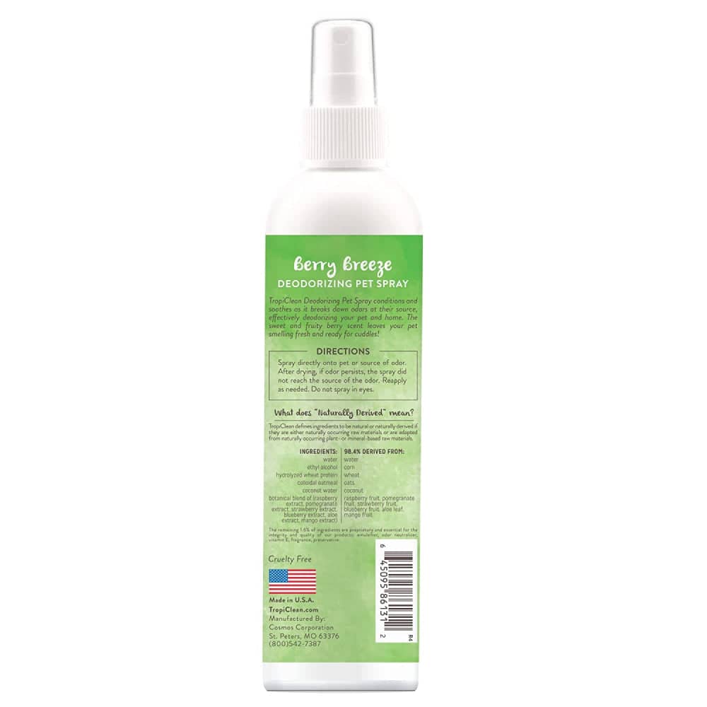 Tropiclean Berry Breeze Cologne Spray for Pets