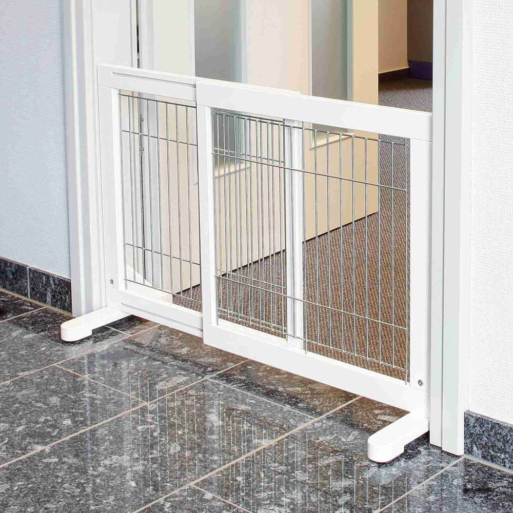 Trixie Wooden Barrier for Dogs (White)