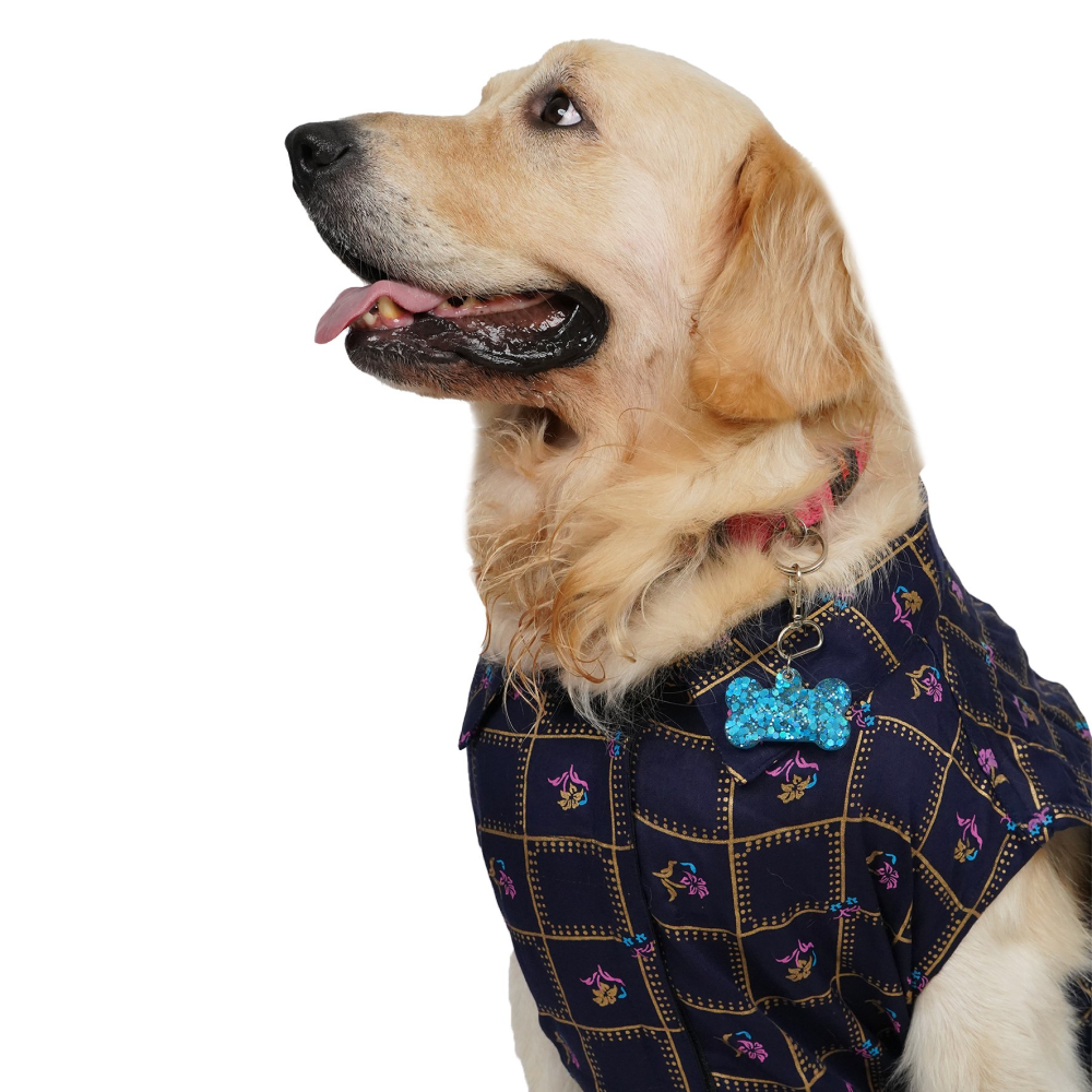 Up4pets Noor Cotton Shirts For Dogs (Blue)