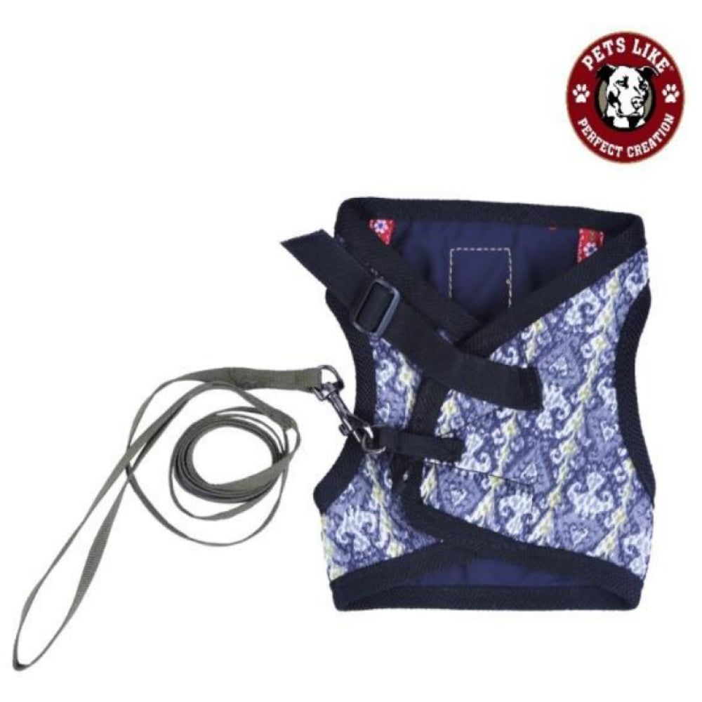 Pets Like Padded Harness with Leash for Cats (Assorted)