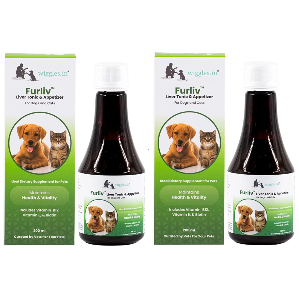 Wiggles Furliv Liver Tonic Appetite Booster for Pets