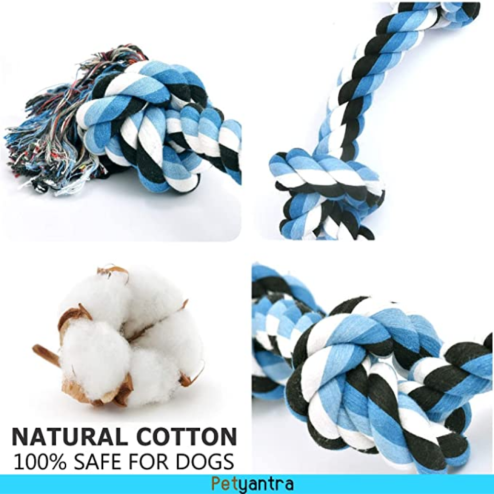 Kiki N Pooch 3 Knot Rope Toy for Dogs