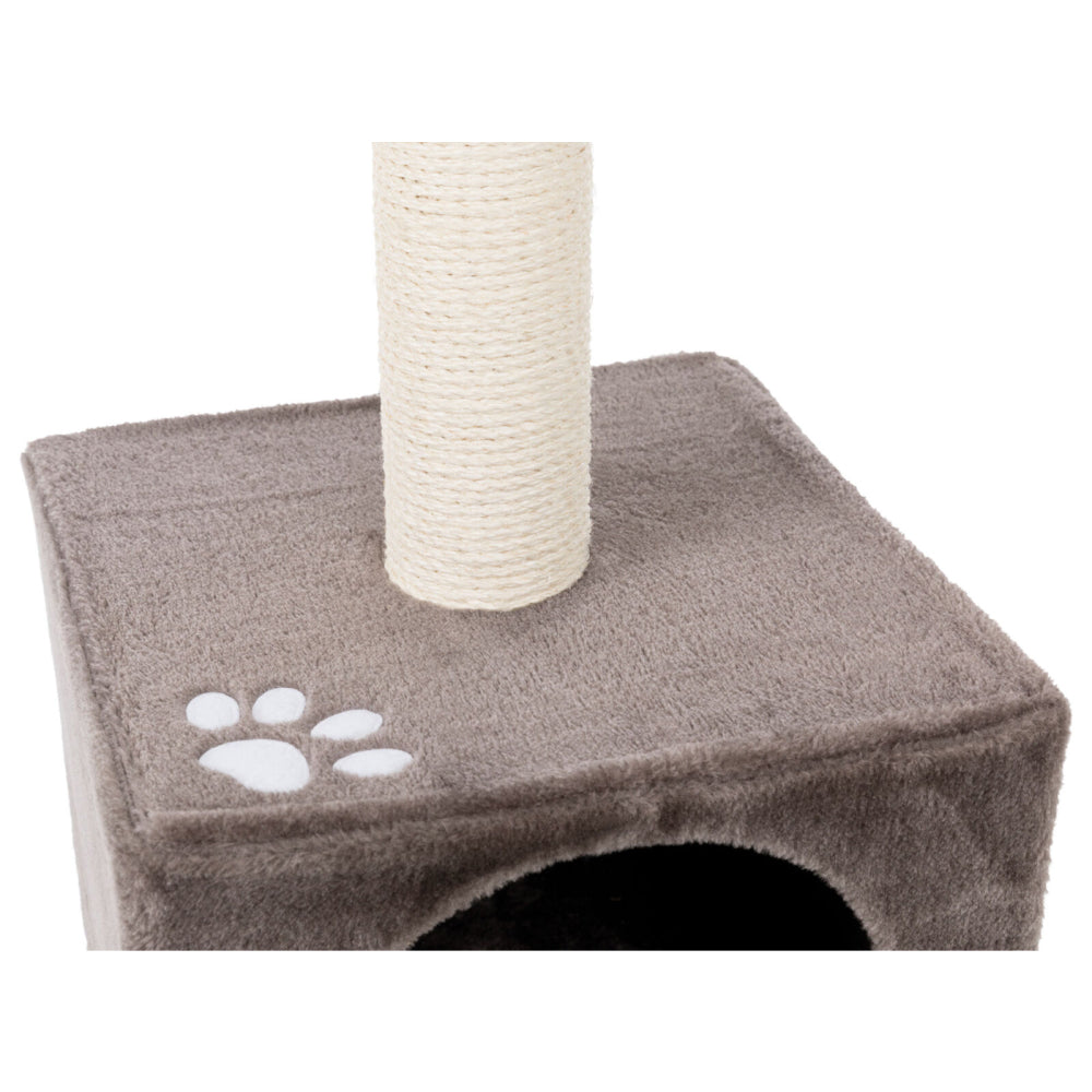Trixie San Fernando Scratching Wave on Post for Cats (Platinum Grey)