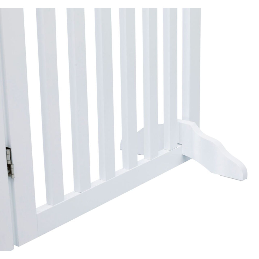 Trixie Wooden Barrier with Door for Dogs (White)
