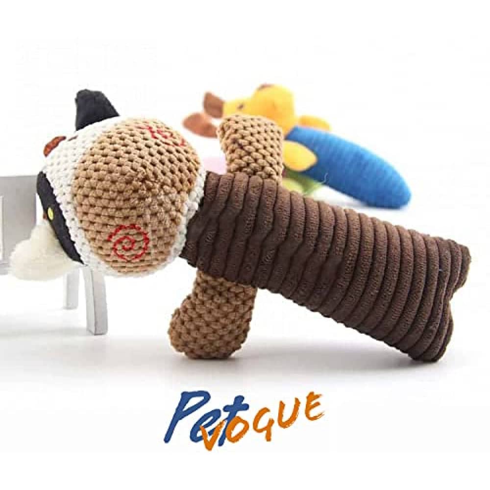 Pet Vogue Panda Shaped Plush Toy for Dogs (Assorted)