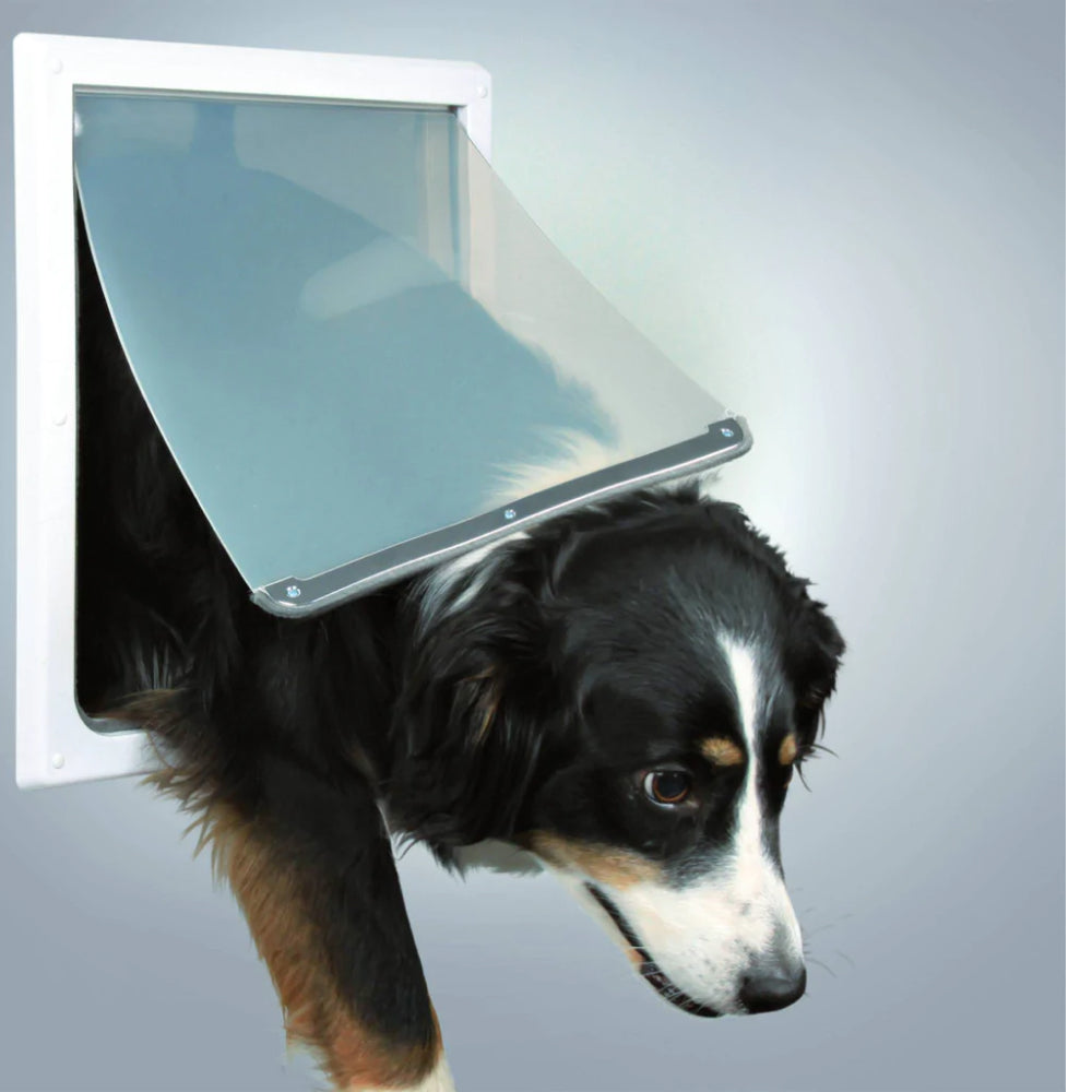 Trixie Two-Way Flap with Tunnel for Dogs (White)