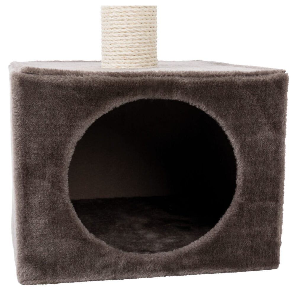 Trixie San Fernando Scratching Wave on Post for Cats (Platinum Grey)