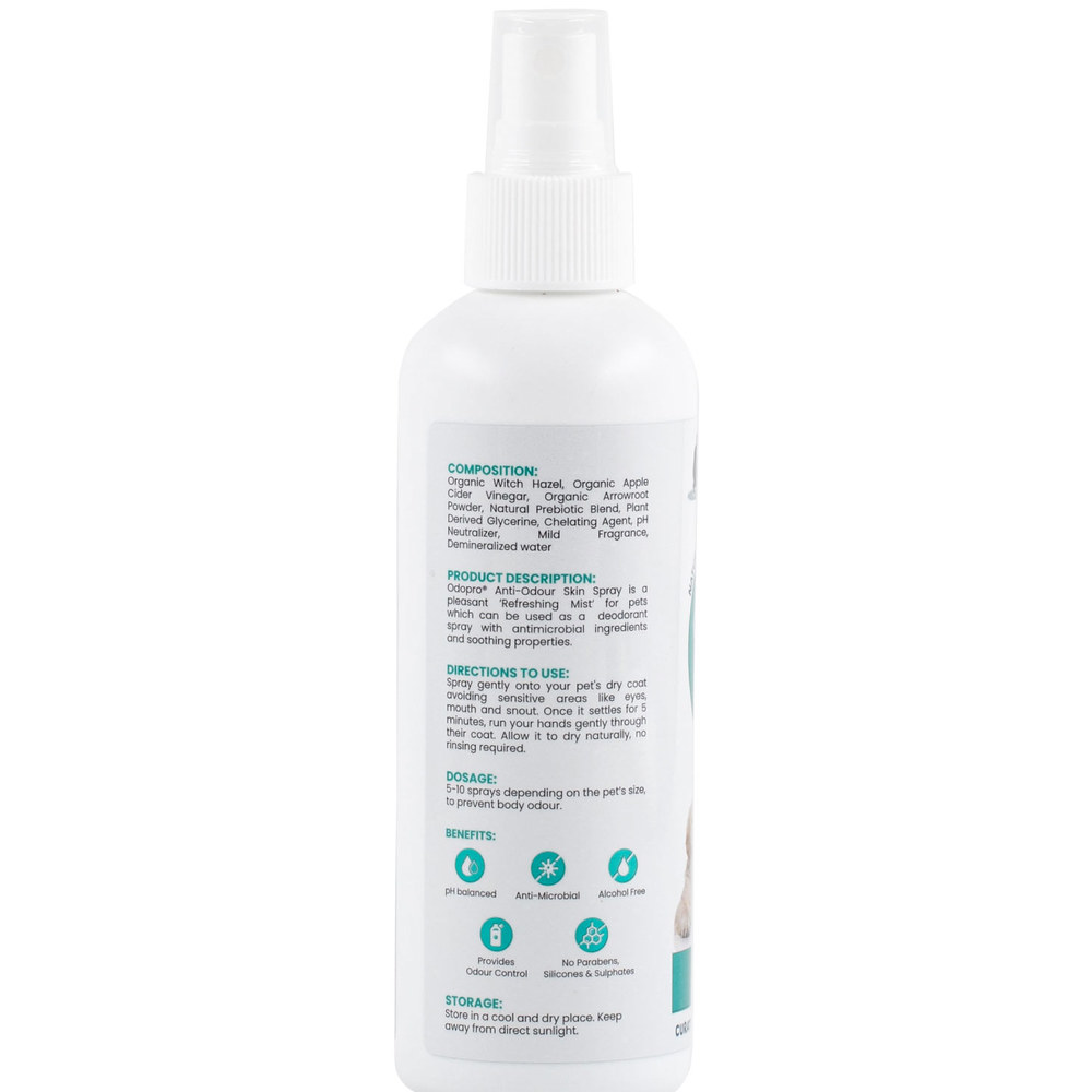 Wiggles Odopro Organic Perfume Spray Odor for Pets