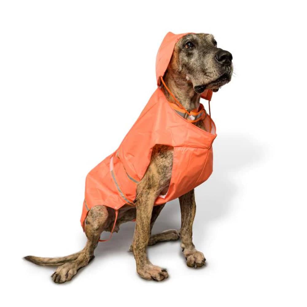 PetWale Reflective Raincoat Dog (Orange)