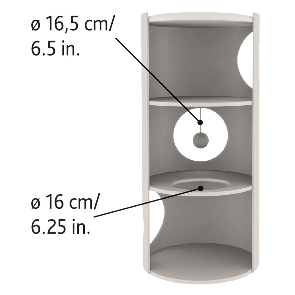 Trixie Samuel 3-Storey Tower for Cats (Beige)