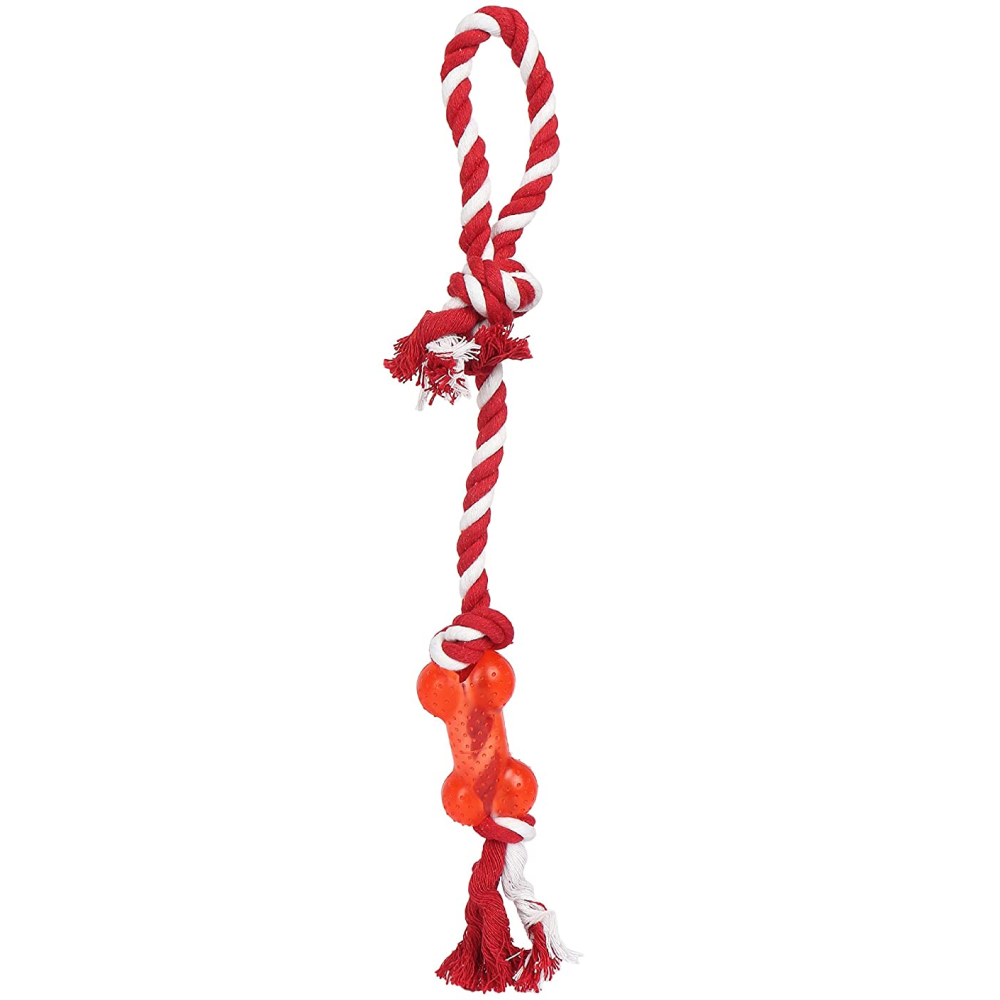 Emily Pets Tug Knotted Cotton Chew Rope Toy for Dogs