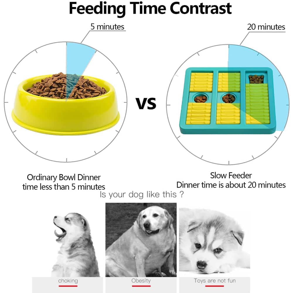 Pet Vogue Slow Feeder Rectangle Shaped Toy for Dogs