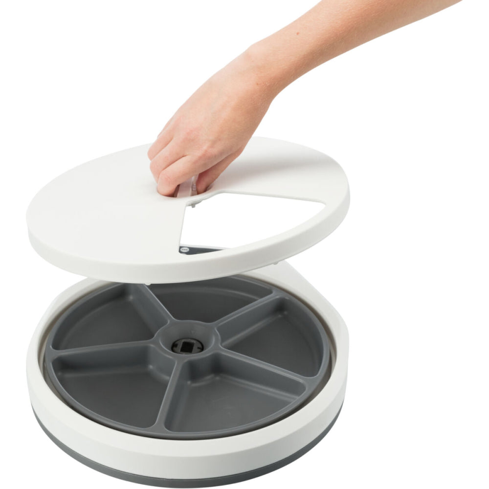 Trixie TX4+1 Automatic Food Dispenser for Pets (White/Grey)